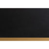 Baxton Studio Beagan Modern and Contemporary Black Finished Wood and Gold Metal 2-Drawer Console Table