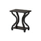 Baxton Studio Cianna Classic and Traditional Black Wood End Table WHI-JY21A025-Black-Wooden-ET