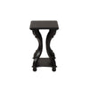 Baxton Studio Cianna Classic and Traditional Black Wood End Table WHI-JY21A025-Black-Wooden-ET