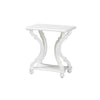 Baxton Studio Cianna Classic and Traditional White Wood End Table WHI-JY21A025-White-Wooden-ET
