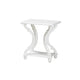 Baxton Studio Cianna Classic and Traditional White Wood End Table WHI-JY21A025-White-Wooden-ET