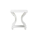 Baxton Studio Cianna Classic and Traditional White Wood End Table WHI-JY21A025-White-Wooden-ET