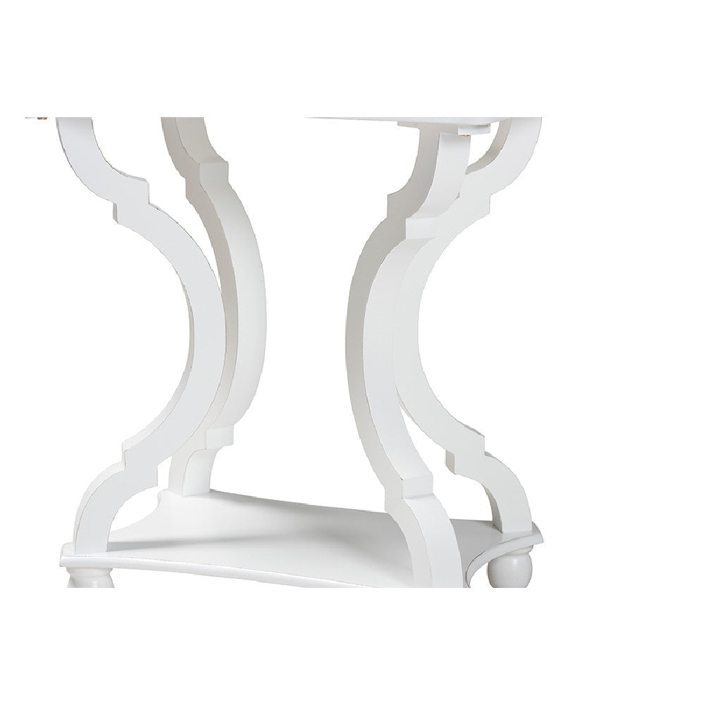 Baxton Studio Cianna Classic and Traditional White Wood End Table WHI-JY21A025-White-Wooden-ET