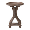Baxton Studio Westlyn French Country Antique Brown Wood End Table WHI-JY24A183-Brown-ET