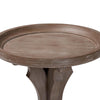 Baxton Studio Westlyn French Country Antique Brown Wood End Table WHI-JY24A183-Brown-ET