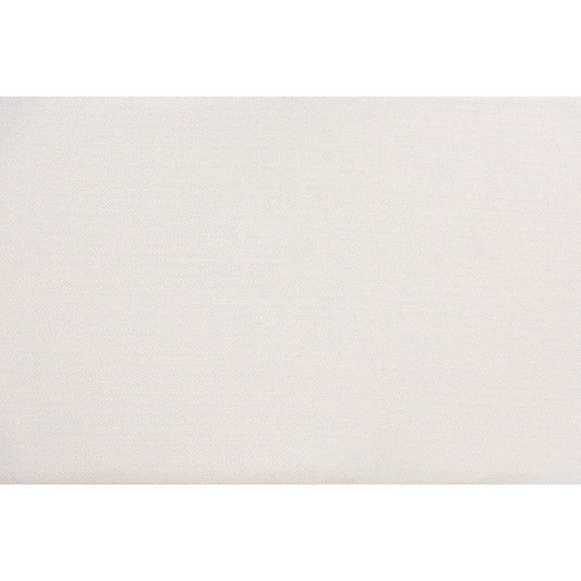 bali & pari Jayden Modern Bohemian White Fabric Upholstered and Natural Brown Finished Rattan Accent Chair