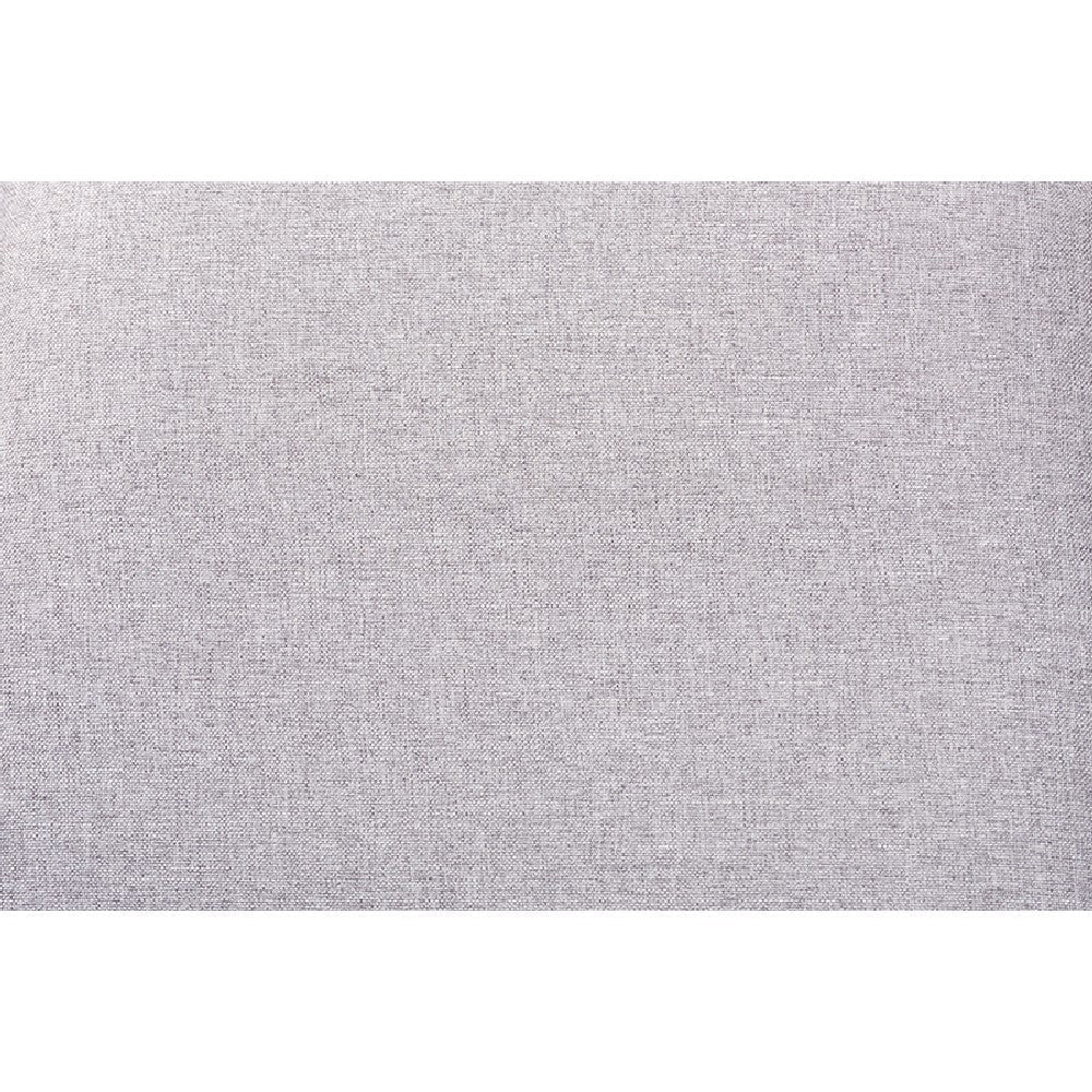 Baxton Studio Jessie Modern Grey Fabric and Dark Brown Finished Wood 5-Piece Dining Set