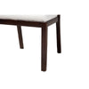 bali & pari Joana Modern Bohemian Dark Brown Mahogany Wood and Natural Seagrass Dining Side Chair WHI-Joana-Mahogany-DC