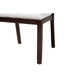 bali & pari Joana Modern Bohemian Dark Brown Mahogany Wood and Natural Seagrass Dining Side Chair WHI-Joana-Mahogany-DC