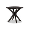 Baxton Studio Julia Modern and Contemporary Grey Fabric Upholstered and Dark Brown Finished Wood 5-Piece Dining Set