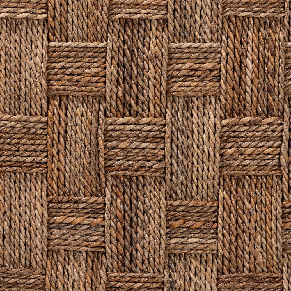 bali & pari Karina Bohemian Natural Seagrass End Table WHI-KARINA-Wooden-ET