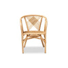 bali & pari Kagama Modern Bohemian Natural Brown Rattan Dining Chair WHI-Kagama-Rattan-DC
