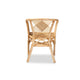 bali & pari Kagama Modern Bohemian Natural Brown Rattan Dining Chair WHI-Kagama-Rattan-DC