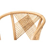 bali & pari Kagama Modern Bohemian Natural Brown Rattan Dining Chair WHI-Kagama-Rattan-DC
