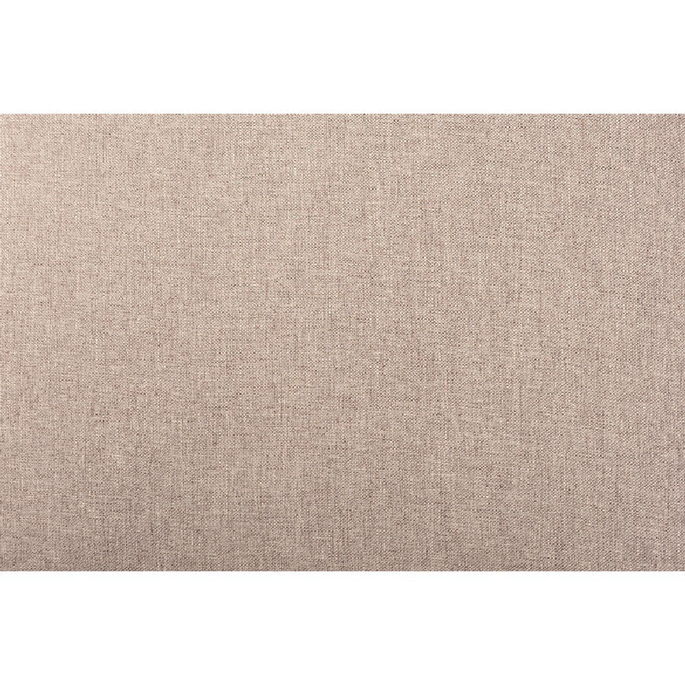 Baxton Studio Kai Modern Sand Fabric and Dark Brown Finished Wood 5-Piece Dining Set