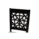 Baxton Studio Karel Modern Grey Fabric and Espresso Brown Finished Wood 5-Piece Dining Set WHI-Karel-Grey-Dark-Brown-5PC-Dining-Set