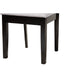 Baxton Studio Karel Modern Grey Fabric and Espresso Brown Finished Wood 5-Piece Dining Set WHI-Karel-Grey-Dark-Brown-5PC-Dining-Set