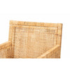 bali & pari Karis Modern and Contemporary Natural Finished Wood and Rattan Dining Chair WHI-Karis-Natural-DC