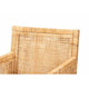 bali & pari Karis Modern and Contemporary Natural Finished Wood and Rattan Dining Chair WHI-Karis-Natural-DC