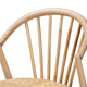 bali & pari Kobe Mid-Century Modern Natural Brown Finished Wood and Rattan Dining Chair WHI-Kobe-Natural-DC