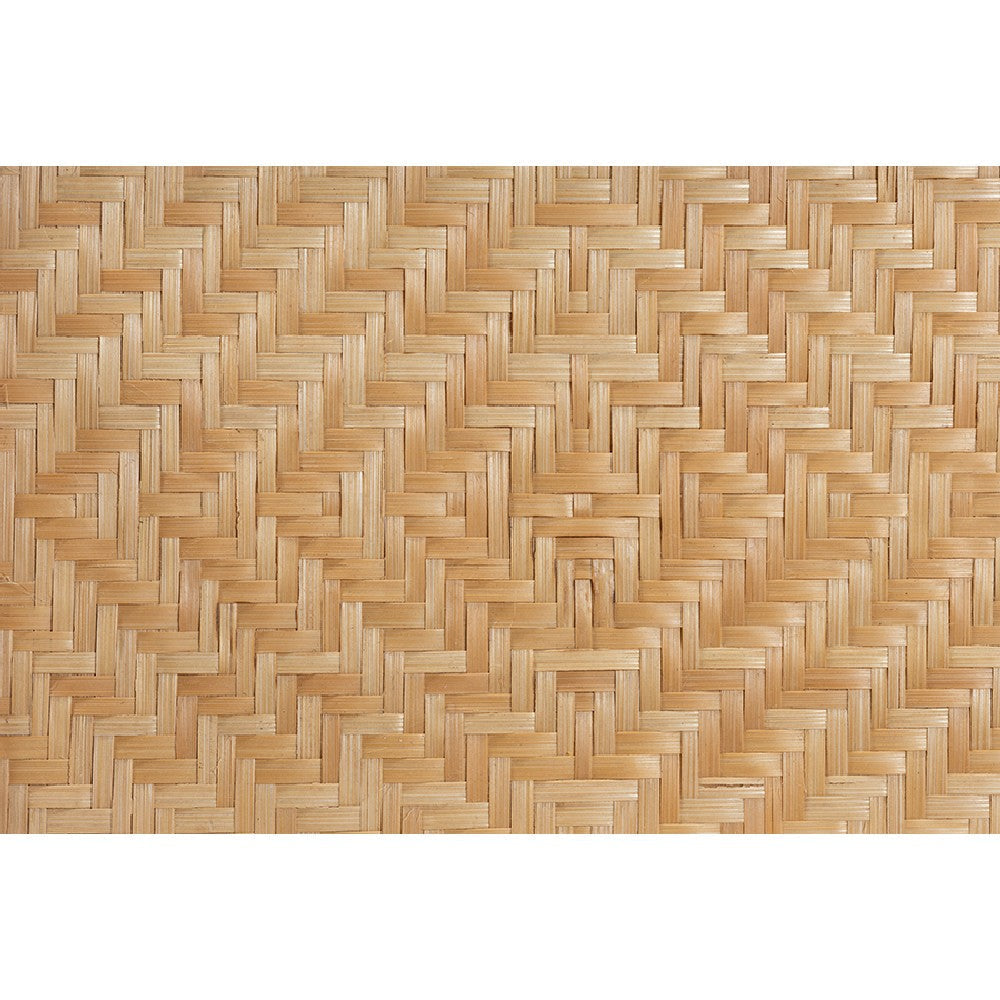 bali & pari Kobie Modern Bohemian Natural Brown Rattan 1-Drawer Nightstand