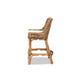bali & pari Kyle Modern Bohemian Natural Brown Woven Rattan Counter Stool with Cushion WHI-Kyle-Rattan-CS