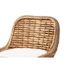 bali & pari Kyle Modern Bohemian Natural Brown Woven Rattan Counter Stool with Cushion WHI-Kyle-Rattan-CS