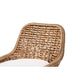 bali & pari Kyle Modern Bohemian Natural Brown Woven Rattan Dining Side Chair With Cushion WHI-Kyle-Rattan-DC-No-Arm