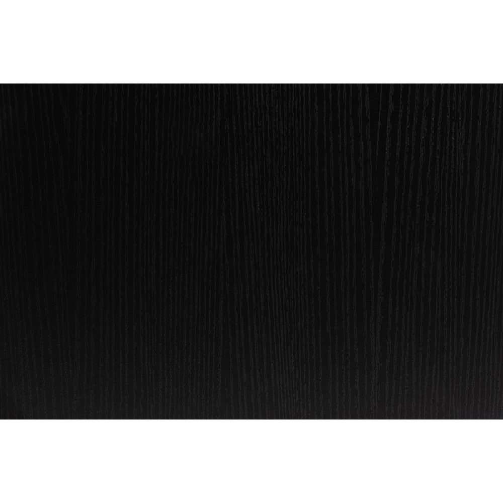 Baxton Studio Richardson Mid-Century Transitional Two-Tone Black and Natural Brown Finished Wood 2-Drawer Storage Cabinet