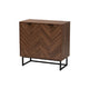 Baxton Studio Sadia Modern Walnut Brown Finished Wood Storage Cabinet WHI-LCF20211282-Walnut-Cabinet