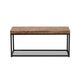 Baxton Studio Bardot Modern Industrial Walnut Brown Finished Wood and Black Metal Accent Bench WHI-LCF20256B-Wood-Metal-Bench