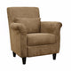 Baxton Studio Marquis Tan Microfiber Club Chair