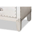 Baxton Studio Carel French Industrial Silver Metal 5-Drawer Accent Storage Cabinet WHI-LD18B054-Silver-5DW-Cabinet