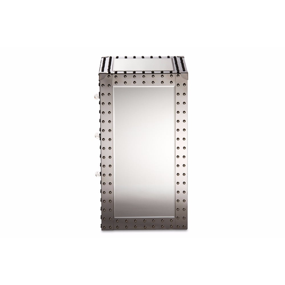 Baxton Studio Azura Modern and Contemporary Hollywood Regency Glamour Style End Table