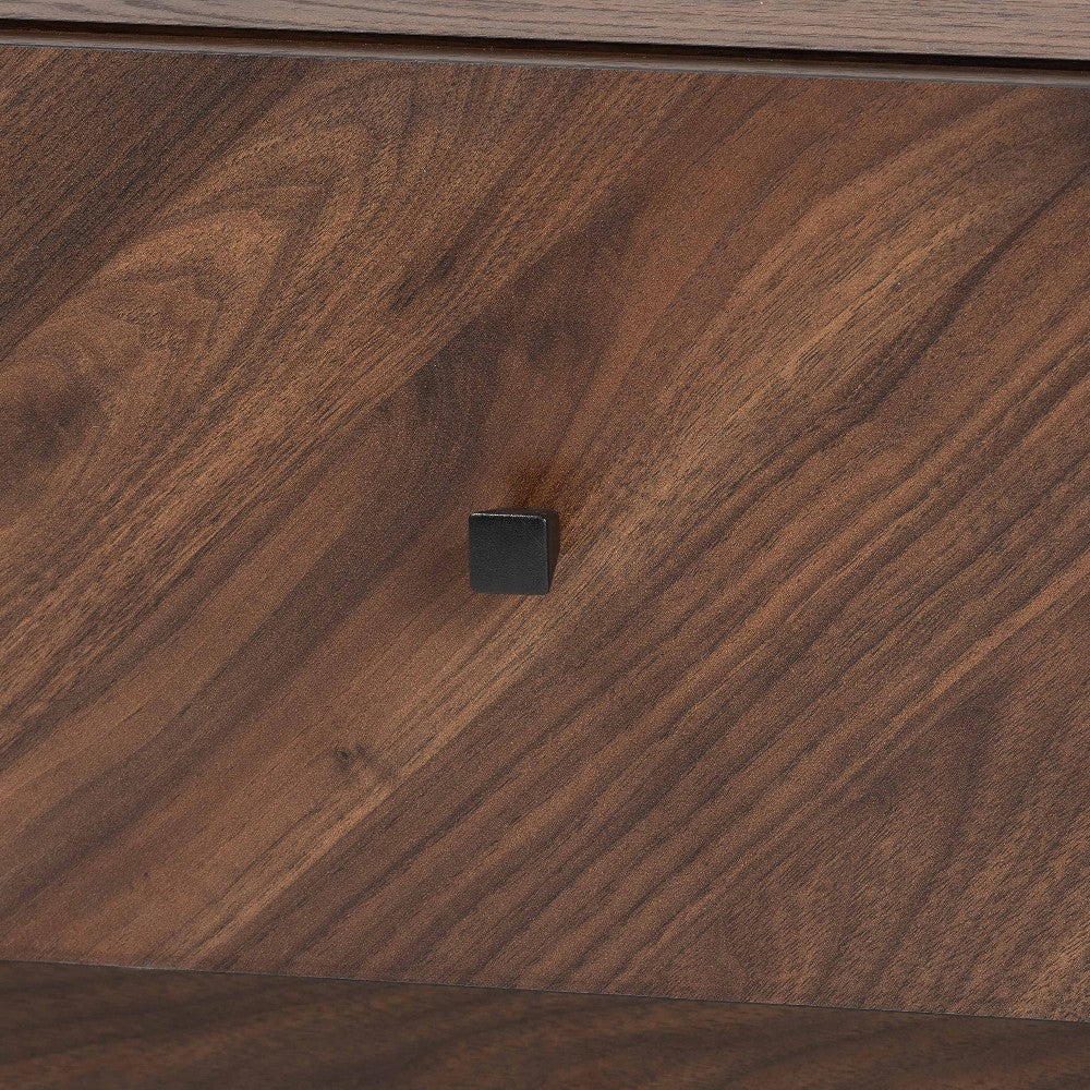 Baxton Studio Hartman Mid-Century Modern Walnut Brown Finished Wood Coffee Table WHI-LV23CFT23140WI-Columbia-CT