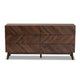 Baxton Studio Hartman Mid-Century Modern Walnut Brown Finished Wood 6-Drawer Dresser