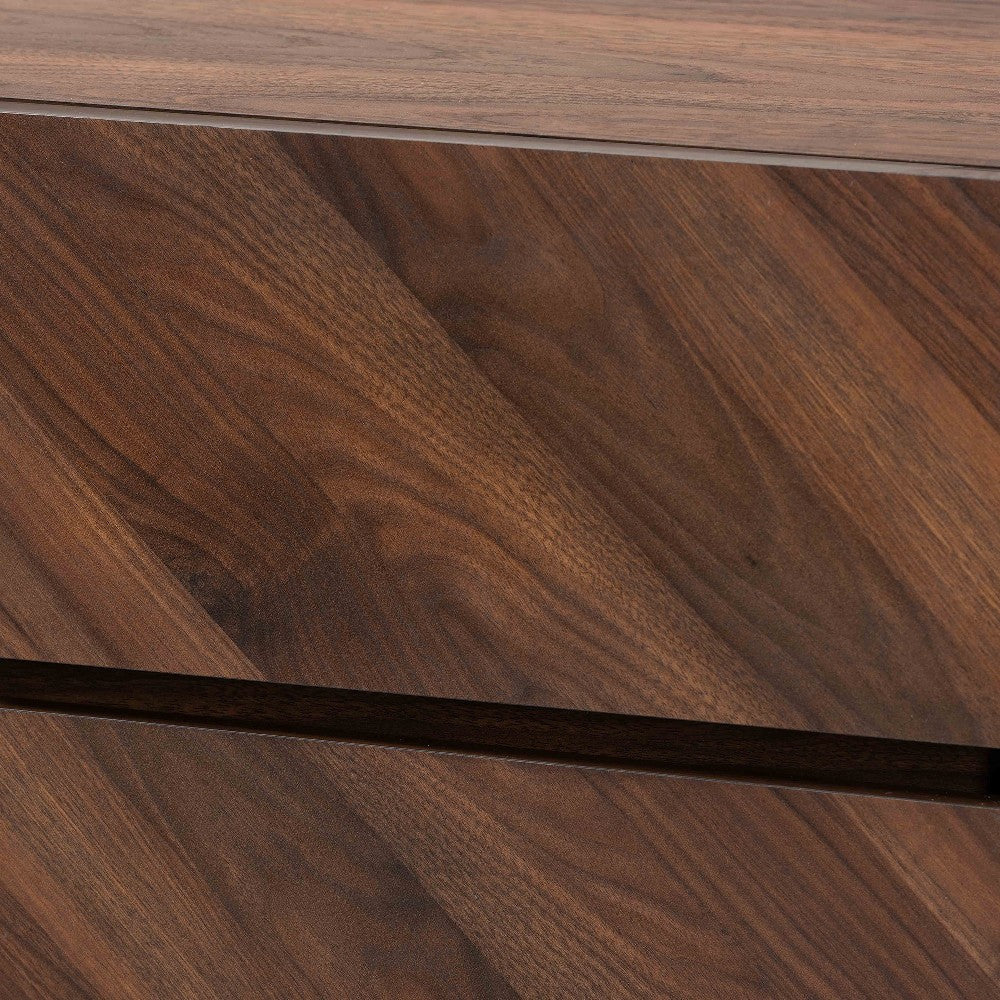 Baxton Studio Hartman Mid-Century Modern Walnut Brown Finished Wood Shoe Cabinet WHI-LV23SC23150WI-Columbia-Shoe-Cabinet