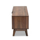 Baxton Studio Hartman Mid-Century Modern Walnut Brown Finished Wood TV Stand WHI-LV23TV2312WI-Columbia-TV
