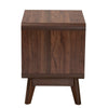 Baxton Studio Markell Mid-Century Transitional Walnut Brown Finished Wood 2-Drawer Nightstand WHI-LV44ST4424WI-CLB-NS