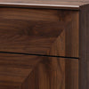 Baxton Studio Graceland Mid-Century Modern Transitional Walnut Brown Finished Wood 5-Drawer Storage Chest WHI-LV45COD4523WI-CLB-5DW-Chest