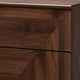 Baxton Studio Graceland Mid-Century Modern Transitional Walnut Brown Finished Wood 5-Drawer Storage Chest WHI-LV45COD4523WI-CLB-5DW-Chest