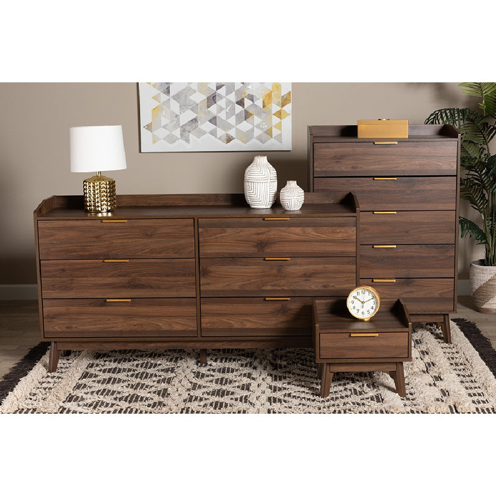 Baxton Studio Lena Mid-Century Modern Walnut Brown Finished Wood 3-Piece Storage Set WHI-LV4ST4240WI-Columbia-3PC-Storage-Set
