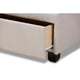 Baxton Studio Larese Beige Fabric Upholstered 2-Drawer Queen Size Platform Storage Bed