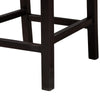 bali & pari Laymi Modern Bohemian Dark Brown Mahogany Wood and Seagrass Counter Stool WHI-Laymi-Mahogany-CS