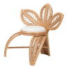 bali & pari Gresham Modern Bohemian Natural Rattan Leaf Accent Chair WHI-Leave-Natural-AC
