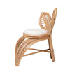 bali & pari Gresham Modern Bohemian Natural Rattan Leaf Accent Chair WHI-Leave-Natural-AC