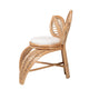bali & pari Gresham Modern Bohemian Natural Rattan Leaf Accent Chair WHI-Leave-Natural-AC