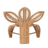 bali & pari Gresham Modern Bohemian Natural Rattan Leaf Accent Chair WHI-Leave-Natural-AC