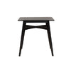 Baxton Studio Leena Mid-Century Modern Black Finished Wood Counter Height Pub Table WHI-Leena-Black-PT