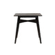 Baxton Studio Leena Mid-Century Modern Black Finished Wood Counter Height Pub Table WHI-Leena-Black-PT